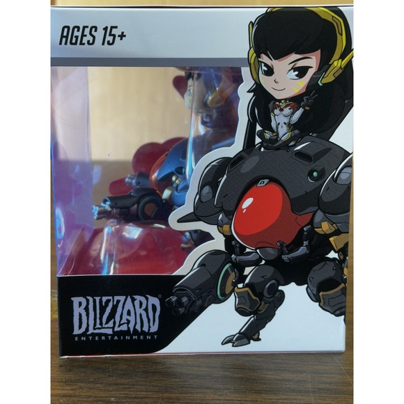 Blizzard Gear Merchandise Overwatch Carbon Fiber Removable D.Va Figure W/Meka - Picture 4 of 8